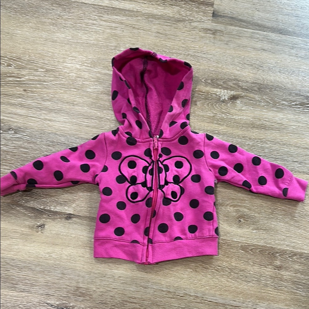 Little girls 0-3 Month zip up jacket - Swiggles
